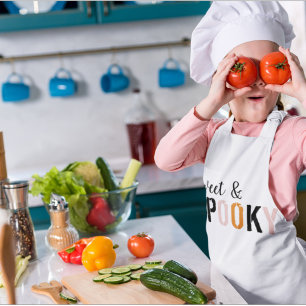 Farbenfroh süß und lecker   Frohe Halloween Kinderschürze