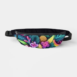 Farbenfroh, tropisch/hawaiisch bauchtasche