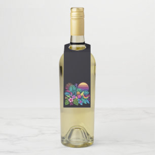 Farbenfroh, tropisch/hawaiisch flaschenanhänger