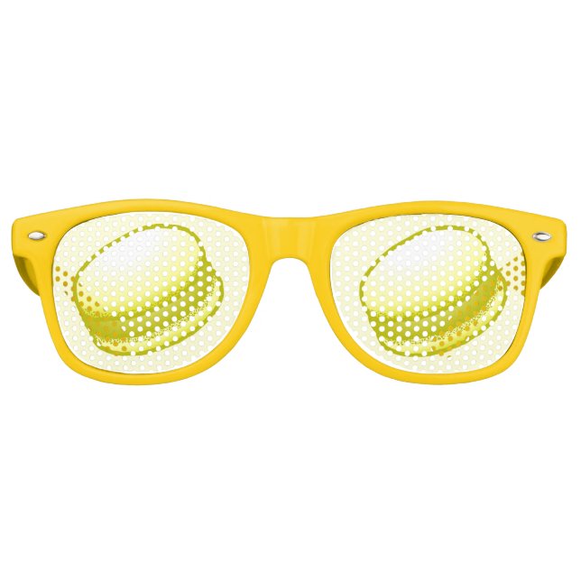Farbenfroh und schöner Macaron Partybrille (Vorderseite)