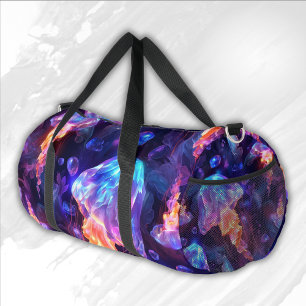 Farbenfroh unter der Meeresqualle   Duffle Bag
