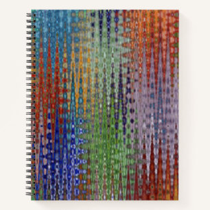 Farbenfroh Zig Zag #8897 - Spiral Notebook Notizbuch