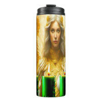 Farbenfrohe 3D Digital Art Thermal Tumbler - Perfe