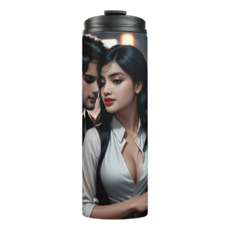 Farbenfrohe 3D Digital Art Thermal Tumbler - Perfe Thermosbecher