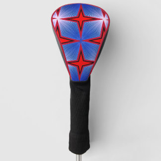 Farbenfrohe 3D-digitale Treiberabdeckung - perfekt Golf Headcover