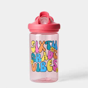 Farbenfrohe 6. Klasse Vibes - Zurück zur Schule Trinkflasche