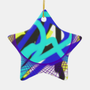 farbenfrohe 768 abstrakte Kunst Keramik Ornament