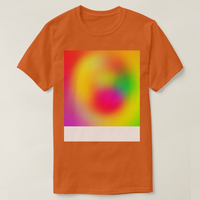 Farbenfrohe 80er-Farben T-Shirt (Design vorne)