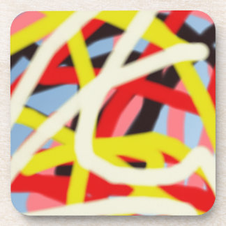 farbenfrohe 8773 abstrakte Kunst Untersetzer