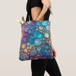 Farbenfrohe Abalone-Blasen Tasche