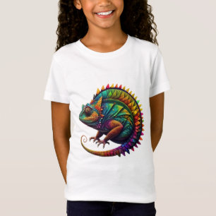 Farbenfrohe Abstrakt Chameleon T-Shirt