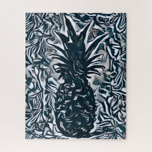 Farbenfrohe Abstrakte Ananas Obst, harte Herausfor