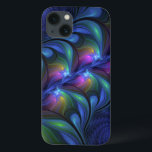 Farbenfrohe Abstrakte blaurosa grünes Fraktal Case-Mate iPhone Hülle<br><div class="desc">Fraktal Kunst, modern, abstrakt und hell. Design für Ihr Handy Gehäuse und mehr.</div>