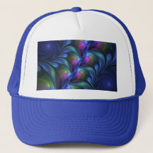 Farbenfrohe Abstrakte blaurosa grünes Fraktal