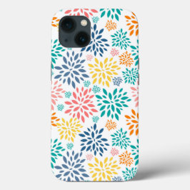 Farbenfrohe abstrakte Blume Muster Case-Mate iPhon iPhone Hülle