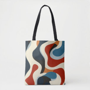Farbenfrohe abstrakte Designtasche Tasche