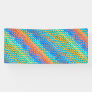Farbenfrohe Abstrakte, digitale Muster Banner