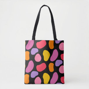 Farbenfrohe abstrakte Formen trendige Kunst stilvo Tasche
