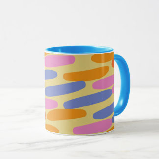 Farbenfrohe abstrakte Gestaltung Tasse