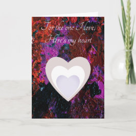 Farbenfrohe Abstrakte Kunst Feiertagskarte