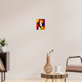 Farbenfrohe Abstrakte Kunst Poster