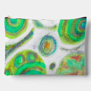 Farbenfrohe Abstrakte Kunst Zipper Pouch Zubehörtasche