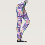 Farbenfrohe Abstrakte Luau Tropische Palmen Leggings<br><div class="desc">Leggings mit hawaiianischem Luau inspirierte Palmenmuster. Ideal für einen Strandurlaub oder Hochzeit Hawaiian Luau,  Yoga am Strand oder alltägliche Unterhaltung.</div>