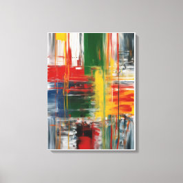 Farbenfrohe Abstrakte Malerei Leinwanddruck