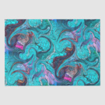 Farbenfrohe Abstrakte Mosaikmedaille oder Drachens