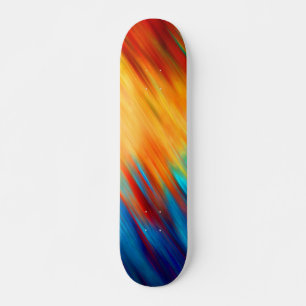 Farbenfrohe Abstrakte Skateboard