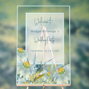 Farbenfrohe abstrakte Sommerfrische Mattierte Hoch Acrylschild