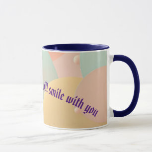 Farbenfrohe Abstrakte, stilvolle, kundenspezifisch Tasse