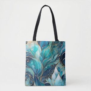 Farbenfrohe Abstrakte Tinte Tasche
