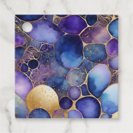 Farbenfrohe Abstrakte Tintenpatronen Geschenkanhänger