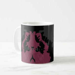 Farbenfrohe Abstraktionen: Eine Fusion von Splashe Kaffeetasse