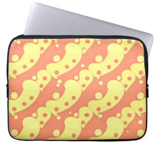 Farbenfrohe Abstraktionsmuster Laptopschutzhülle