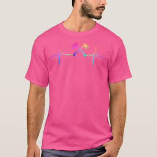 Farbenfrohe Aex, die Hearbeats auswerfen T-Shirt