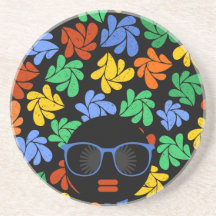 Farbenfrohe Afro-Liebe