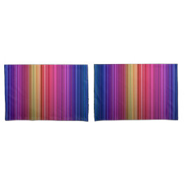 Farbenfrohe Akryllische Regenbogenmuster | Kissenbezug