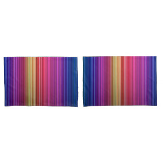 Farbenfrohe Akryllische Regenbogenmuster | Kissenbezug