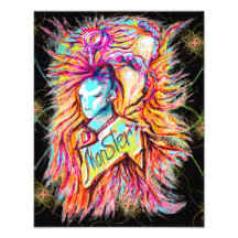 Farbenfrohe Alien Monster Art Pen Zeichne Fantasie
