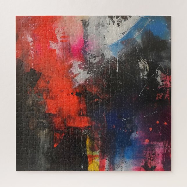 Farbenfrohe Allegorie Abstrakt Art (Vertikal)