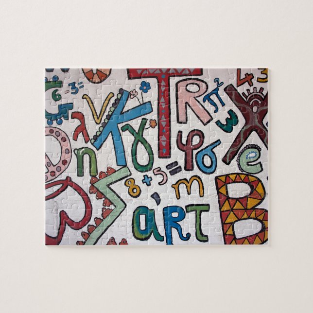 Farbenfrohe Alphabete (Horizontal)