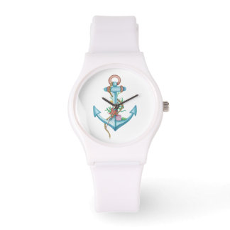 Farbenfrohe Ankeruhr Armbanduhr
