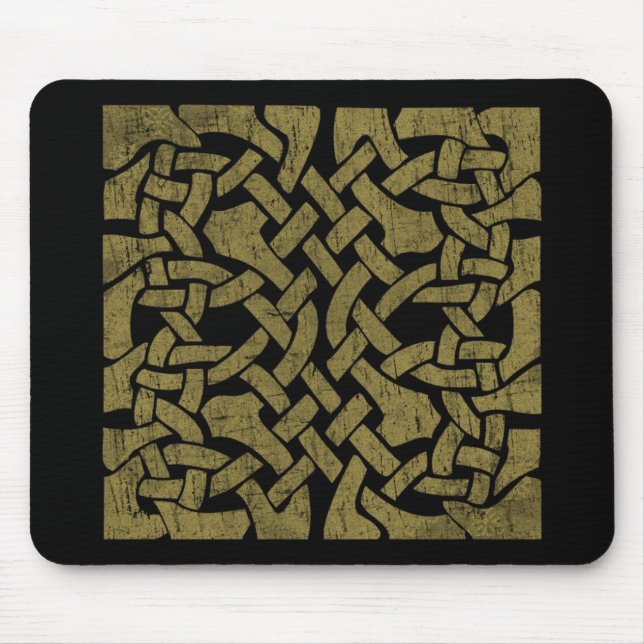 Farbenfrohe antike keltische Kunst - faszinierend, Mousepad (Vorne)