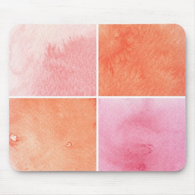farbenfrohe Aquarell Mousepad (Vorne)