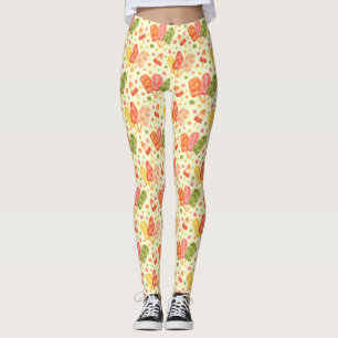 Farbenfrohe Aquarellbläschen Leggings