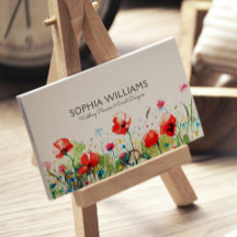 Farbenfrohe Aquarellfarben Blume & Rote Pflaumen