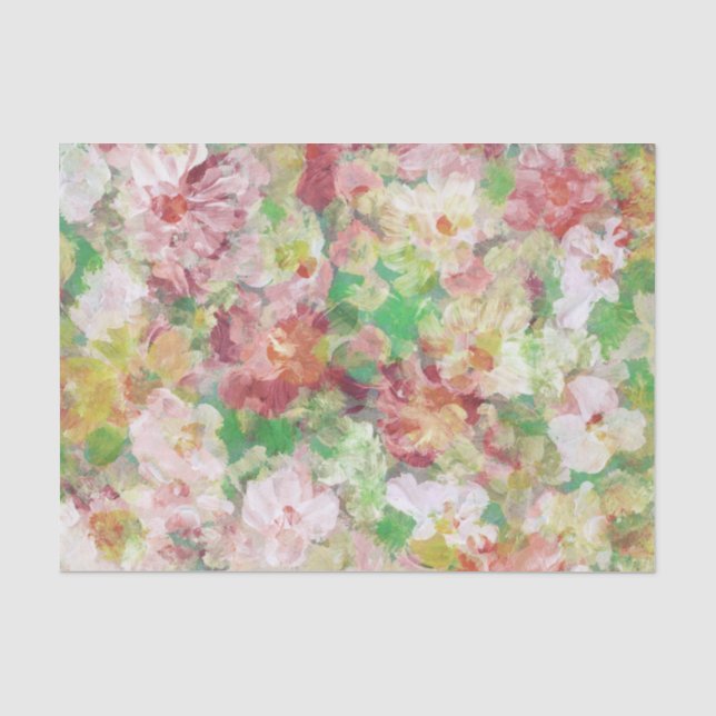 Farbenfrohe Aquarellfarben Seidenpapier (Vorderseite)