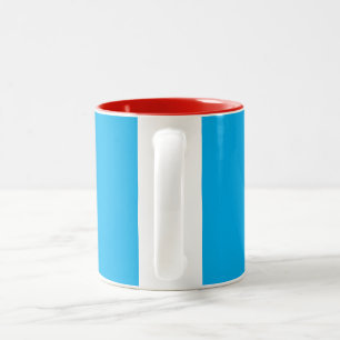 Farbenfrohe Architektur Zeichnend Zweifarbige Tasse
